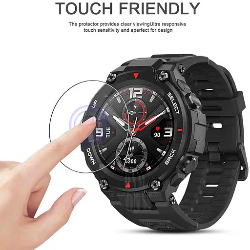 Закаленное защитное стекло VSKEY для часов Amazfit T Rex, диаметр 33 мм - фото 5