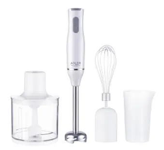Погружной блендер , миксер, чоппер 3 в 1 Adler AD 4620 - набор - фото 1
