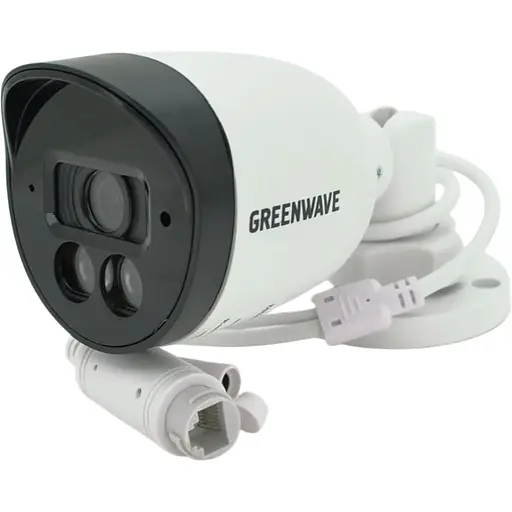 Циліндрична камера Green Wave з мікрофоном GW IPC17B4MP25 2.8mm POE ІЧ-підсвічування 4MP Starlig