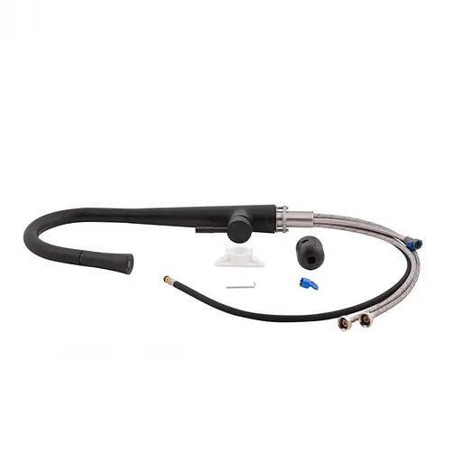 Змішувач для кухні Qtap Evicka 9135103UB з висувним виливом - фото 6