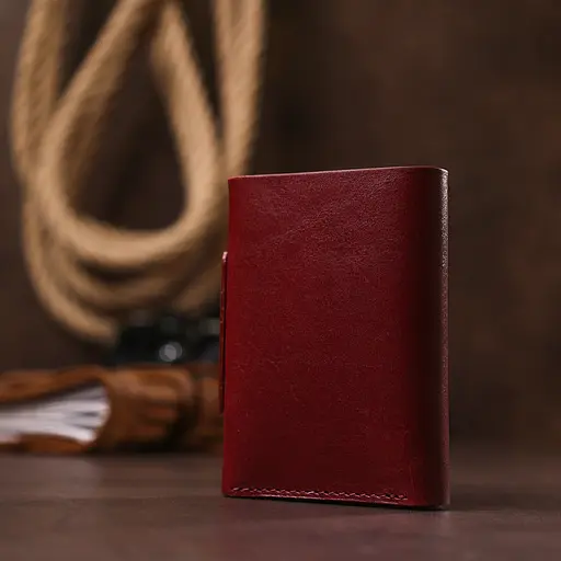 Женский кошелек Grande Pelle 8х10х2 см acs0022476 - фото 7