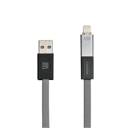Кабель 2 в 1 Remax Shadow Magnet RC -026t 2in1 iPhone 6, 7, 8 + microUSB 1 м - фото 1