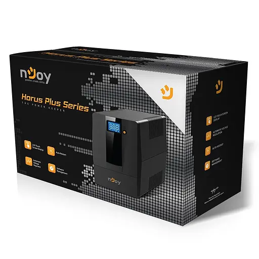 Джерело безперебійного живлення Njoy 1500 ВА / 900 Вт / 9 А*ч (Horus Plus 1500 USB) - фото 5