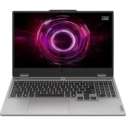 Ноутбук Lenovo 15.6 LOQ 15AHP10/Ryzen 7 250/16GB/512SSD/RTX 5060 8GB/DOS/Luna Grey (83JG0034RA) - фото 1