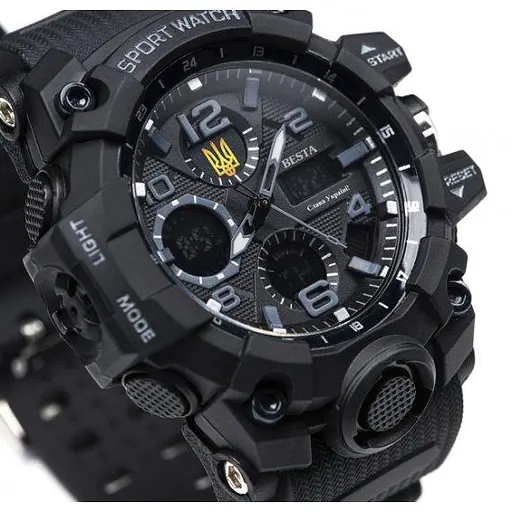 Мужские наручные часы Besta Peremoga (Черные) - фото 5