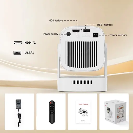 Мультимедийный смарт проектор с автофокусом Magcubic HY260 Pro/HY310 1080P 1/8 Гб 330 ANSI Android 11 - фото 5