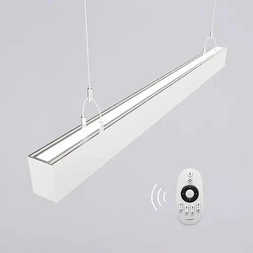 Двосторонній керований лінійний LED світильник 105Вт білий - фото 1