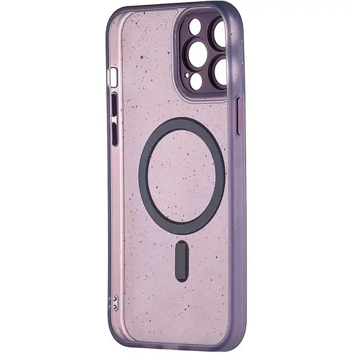 Чохол-накладка DK для Apple iPhone 12 Pro Max MagSafe Composite Matte Splash (deep purple) - фото 8