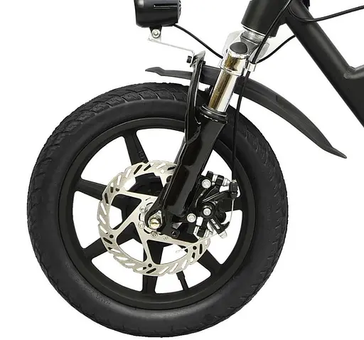 Электроскутер ZM TigerVolt 14 с колесами 14" Черный - фото 7