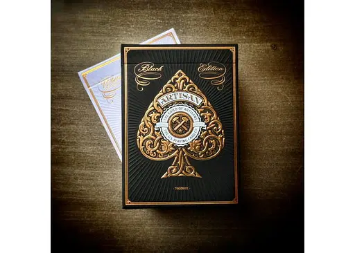 Карти гральні United States Playing Card Company Theory11 Artisan Black edition (PC_T11ARTSb) - фото 5