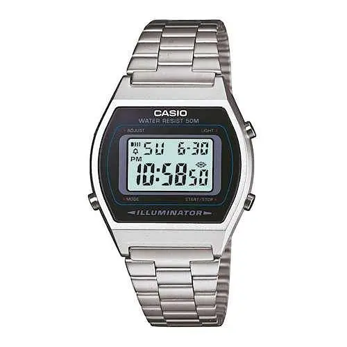Годинники наручні чоловічі класичні сталеві електронні оригінал Casio Collection B640WD-1AVEF
