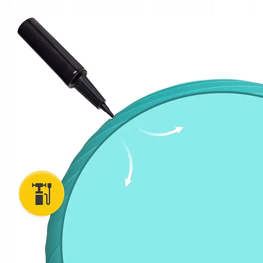 М'яч для фітнесу (фітбол) 4FIZJO 85 см Anti-Burst Mint (P-5905973404839) - фото 3