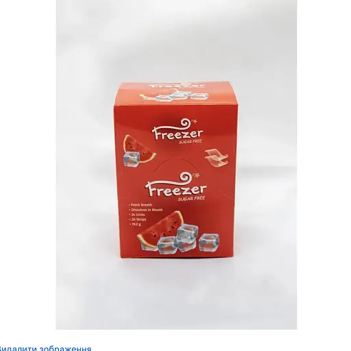 Смужки Freezer соковитий кавун, для свіжого подиху, у наборі 24 коробочки по 20 смужок-аркушів у кожній - фото 5