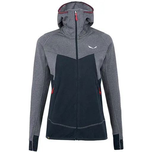 Флисовая кофта Salewa Puez Hybrid Polarlite Full-Zip Wms XS Серый (1054-013.002.6501)