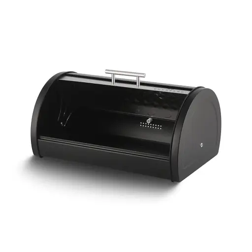 Хлебница Edenberg EB-151 из нержавеющей стали с откидной крышкой  - фото 3