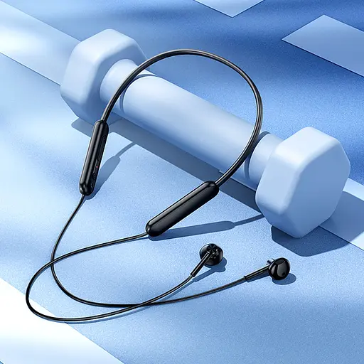 Бездротові навушники BOROFONE BE70 Light neck-hanging BT earphones Blue Star - фото 5