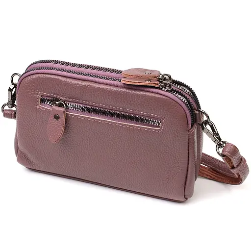 Клатч кожаный женский Vintage 19х12х7 см sum0022726 - фото 2