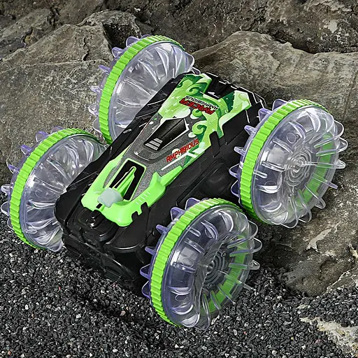 Машинка-амфібія на радіокеруванні YL-103 2.4G Transparent green - фото 3