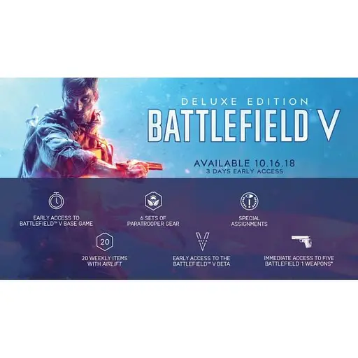 Гра Battlefield V. Deluxe Edition (ваучер на завантаження) (російська версія) (Xbox One) - фото 2