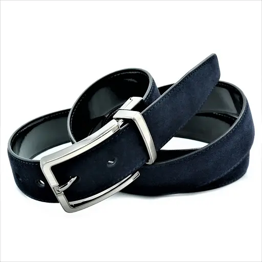 Ремінь шкіряний Weatro чоловічий двосторонній 110-125х3,5 см acs0013944 - фото 6