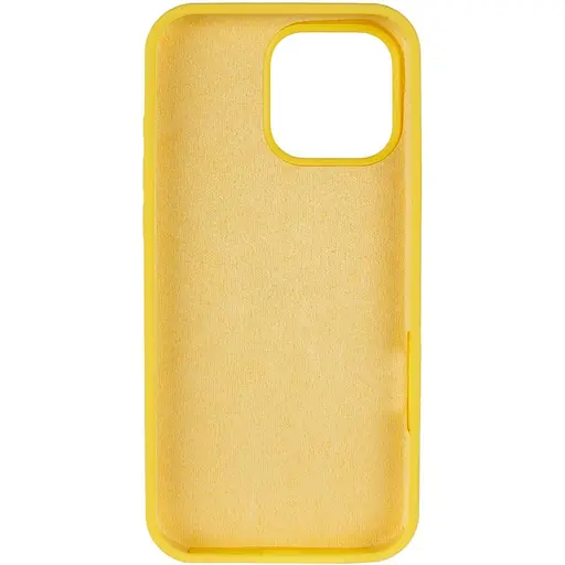 Чохол Epik Silicone Case Full Protective AA для Apple iPhone 15 Pro 6.1 Жовтий/Yellow - фото 3