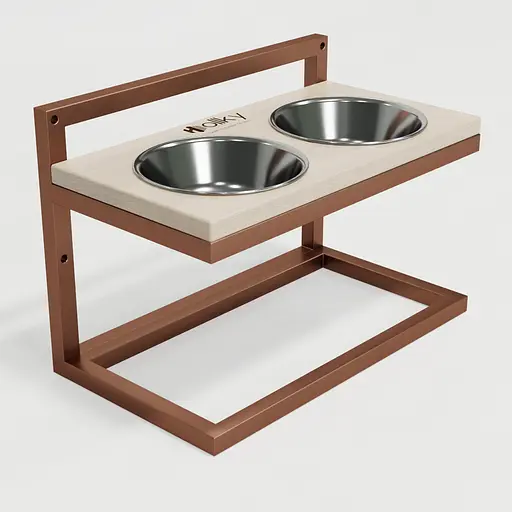 Hollky Flex M — миски на регульованій підставці для середніх собак (2 × 0.85 л) - фото 7