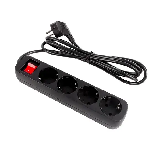 Мережевий фільтр-подовжувач ColorWay CW-PSEA42BK (4р-2м) Black - фото 3