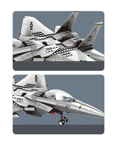 Конструктор Військовий Літак 223 елементів Ramiz 4004 - фото 5