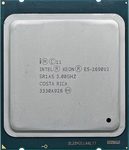 Процессор Intel Xeon e5-2690 v2 3.0-3.6 GHz, LGA2011 130W Б/У