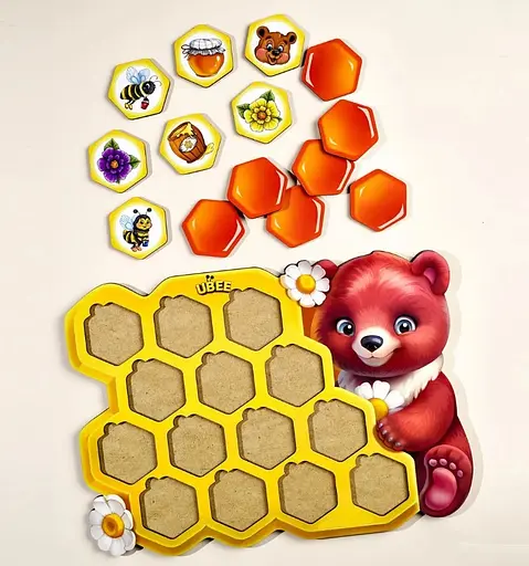 Розвиваюча гра Меморі соти Ubee ПСД277