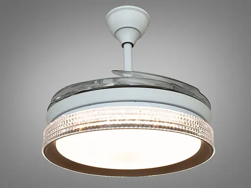 Світлодіодна люстра-вентилятор з пультом дистанційного керування для - фото 2