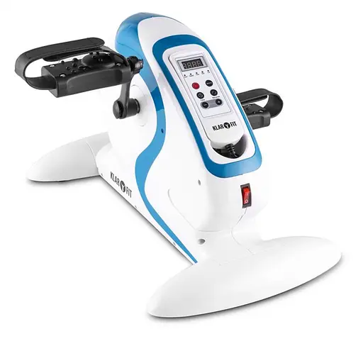 Тренажер реабілітаційний KLARFIT Cycloony MiniBike 120 кг Біло-синій (10026399) - фото 5