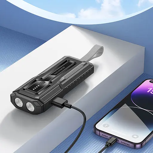 Портативний ЗП Power Bank BOROFONE BJ54 Graceful 22.5W+PD20W 10000 mAh Black - фото 5