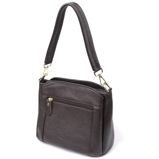 Женская сумка Vintage из натуральной кожи с удобной внутренней организацией 22.5х16.5х11.5 см sum0027555 - фото 2