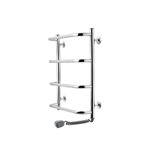 Полотенцесушитель электрический Kroner Скоба ДС08ER 600x500/4 ЕR CV023832, Хром, Правое - фото 3