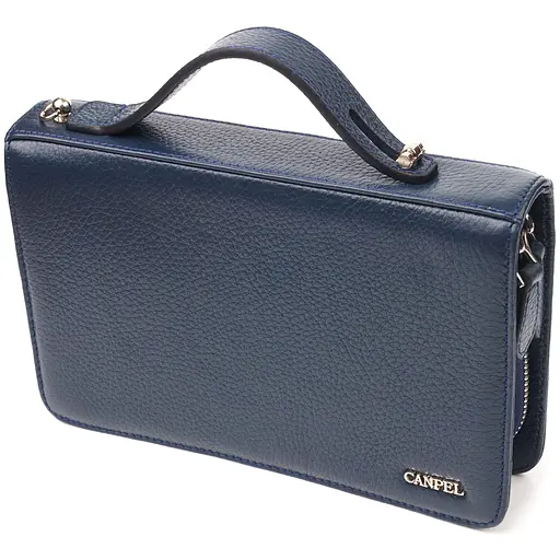 Барсетка кожаная мужская Canpellini 21,5х13,5х4 см sum0022447 - фото 1