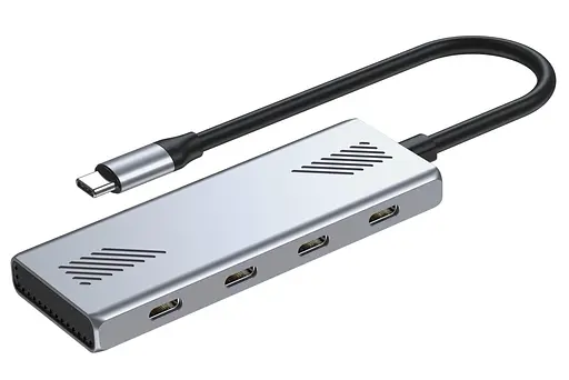 Хаб Gembird UHB-CM-U310-C4-01 на 4 порти USB 3.2 - фото 1