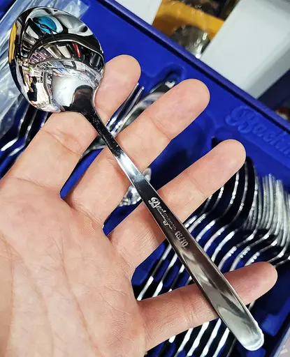 Набор столовых приборов Bachmayer BM-7258 на 12 персон в подарочном чемодане 72 предмета - фото 5