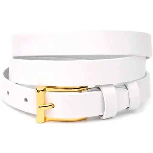 Ремінь шкіряний Grande Pelle для жінок 120х2 см стильний тонкий acs0029633 - фото 1