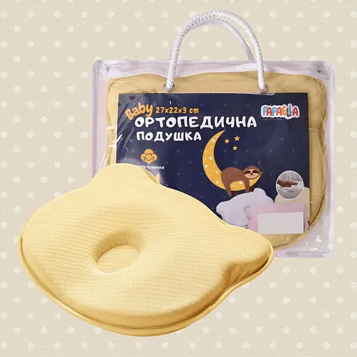 Подушка детская Papaella BabyComfort ортопедическая с эффектом памяти 27x22x3 см (8-35862*002) - фото 6