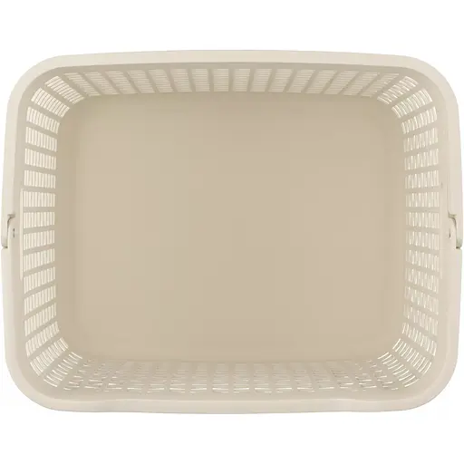 Корзина для белья Ardesto пластик PP 38x29.5x33 см 26 л бежевая (ARHC2402BG) - фото 4