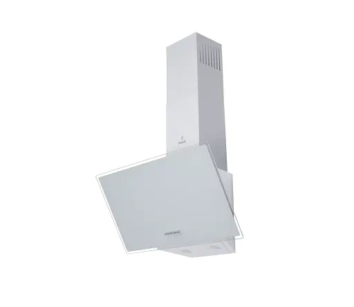 Вытяжка декоративная наклонная Perfelli DN 6272 D 700 WH LED - фото 3