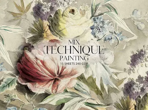 Блок для смешанных техник рисования MUSE. А5 15 л. Профессиональный блок MUSE PB-GB-015-052 4823088218190 - фото 1