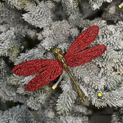 Ялинкова іграшка MIS LT Бабка велика 18,5х12,5х2 см червоний - фото 2