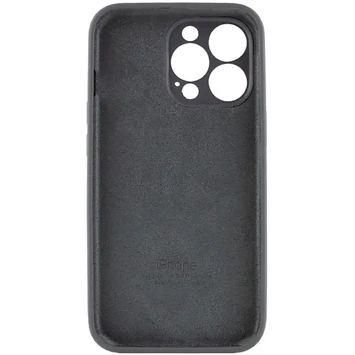 Чохол Epik Silicone Case Full Camera Protective (AA) для Apple iPhone 14 Pro Max (6.7) Сірий/Dark Gray - фото 4