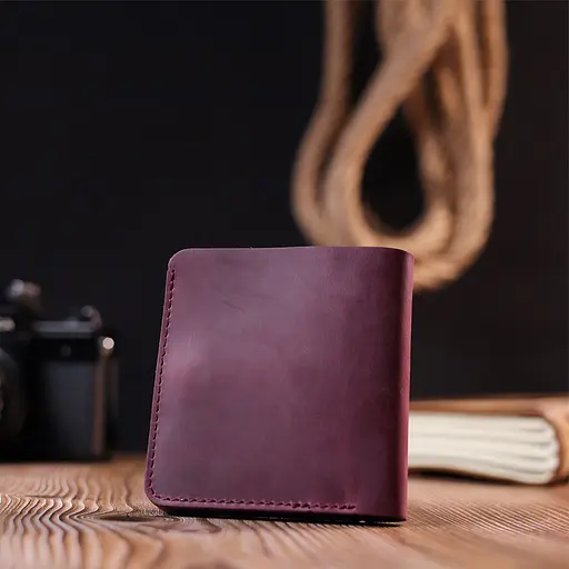 Женское кожаное портмоне Shvigel 9.3х9.5х1.3 см acs0022836 - фото 7