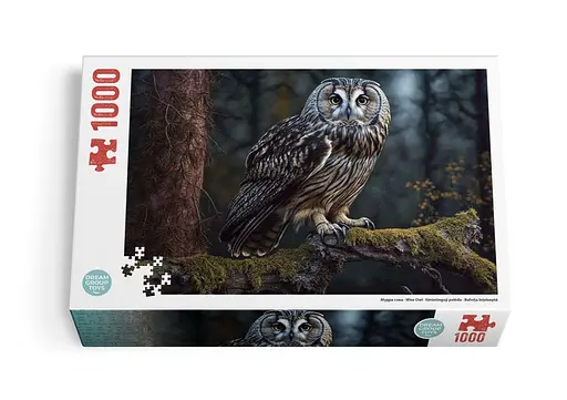 Пазл "Мудра сова" 1000 елементів TRFL_B/OWL DGT-PUZZLE, в коробці (4820266221379) - фото 8