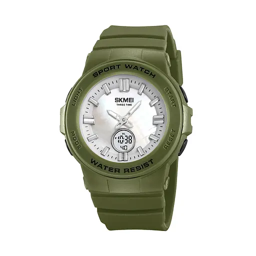 Годинник наручний жіночий 2125AG Army green Skmei acs0030256 - фото 1