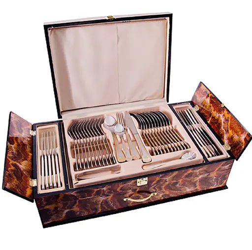 Набор столовых приборов Haus Roland 72 предметов в деревянном кейсе - фото 3