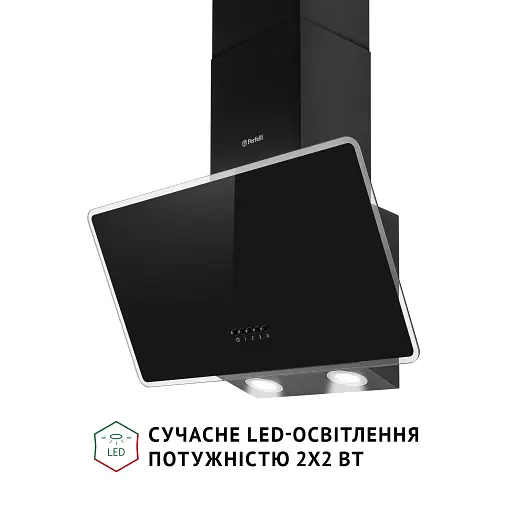 Вытяжка декоративная наклонная PERFELLI VICCO 6HM NERO - фото 4